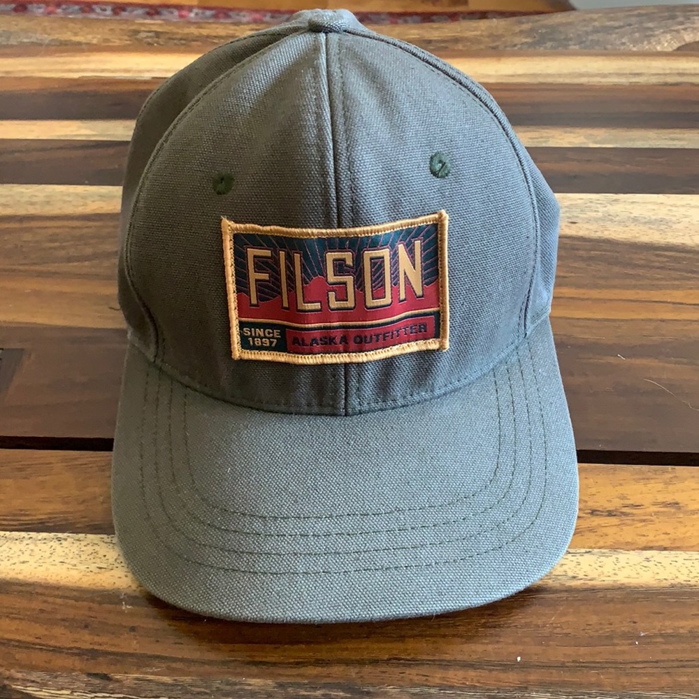 Filson canvas adjustable baseball cap